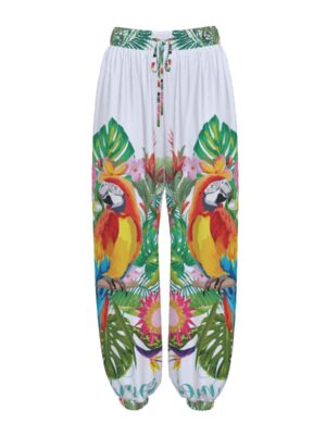 Eria Parrot Harem Pants With Pockets